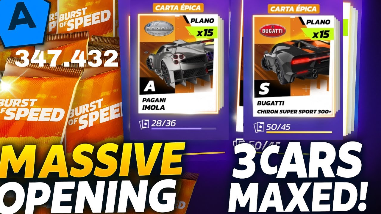 INSANE PACK OPENING in Burst of Speed! 🔥 Maxed 3  Class Cars!