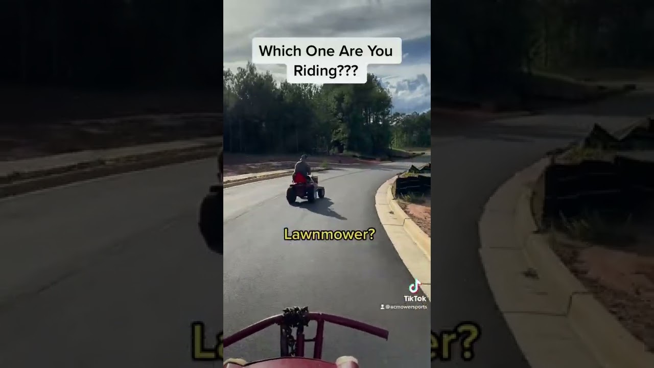 Harley Vs Lawnmower, what are you riding!?🏍🚜#fyp #acmowersports @GordoLoco_803