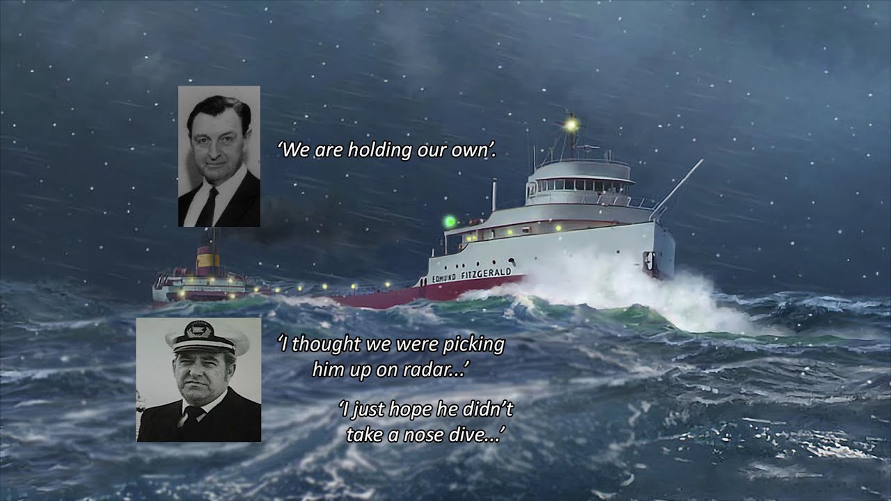 Captain Bernie Cooper Reports, 'The Edmund Fitzgerald is Missing'
