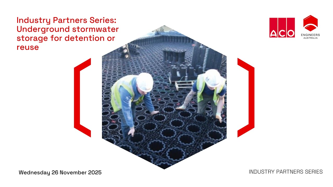 Industry Partners Series: Underground stormwater storage for detention or reuse