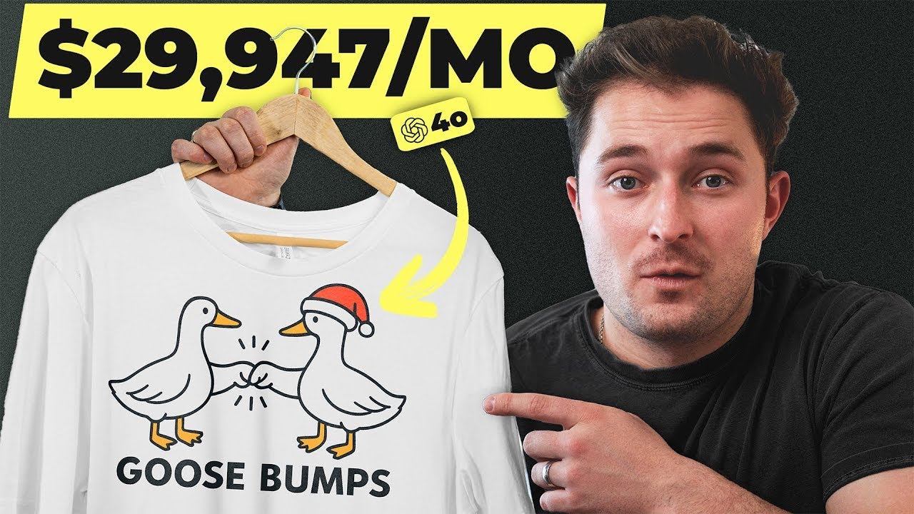 Make Best Selling T-Shirt Designs With ChatGPT (Passive Income)