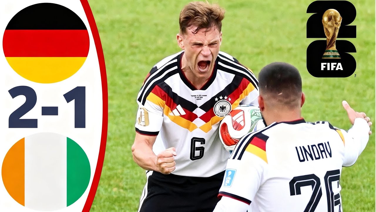 Germany Vs Ivory Coast 2-1 FIFA World Cup Goals | Full Highlights 2026 | Comeback Goals