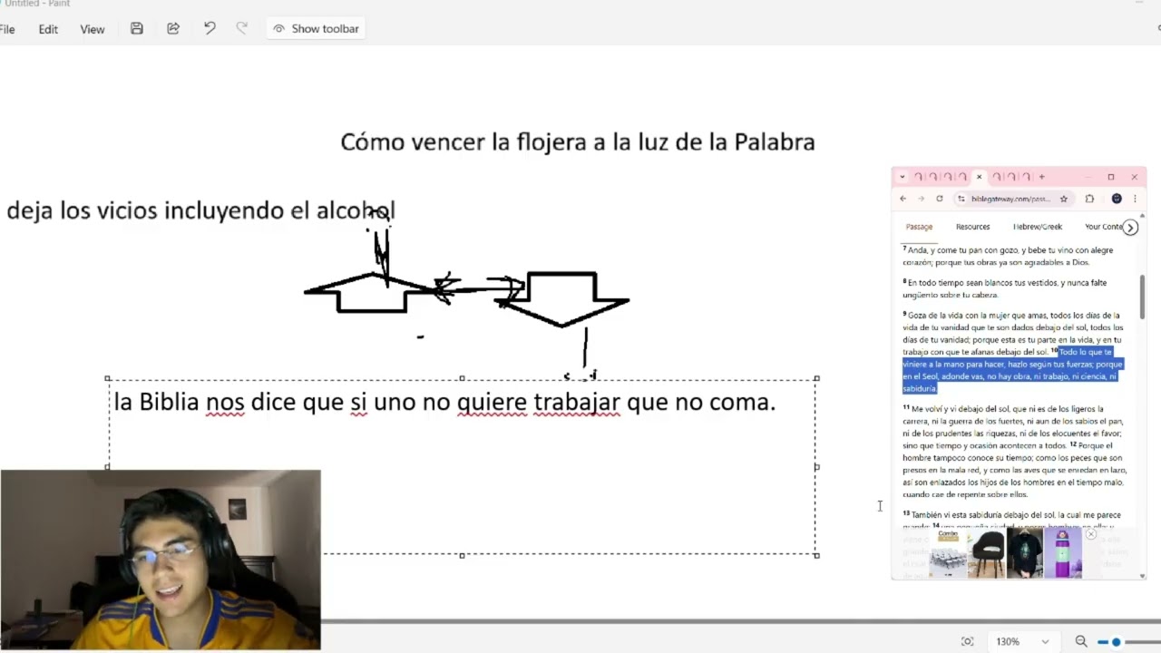 la flojera segun la Biblia