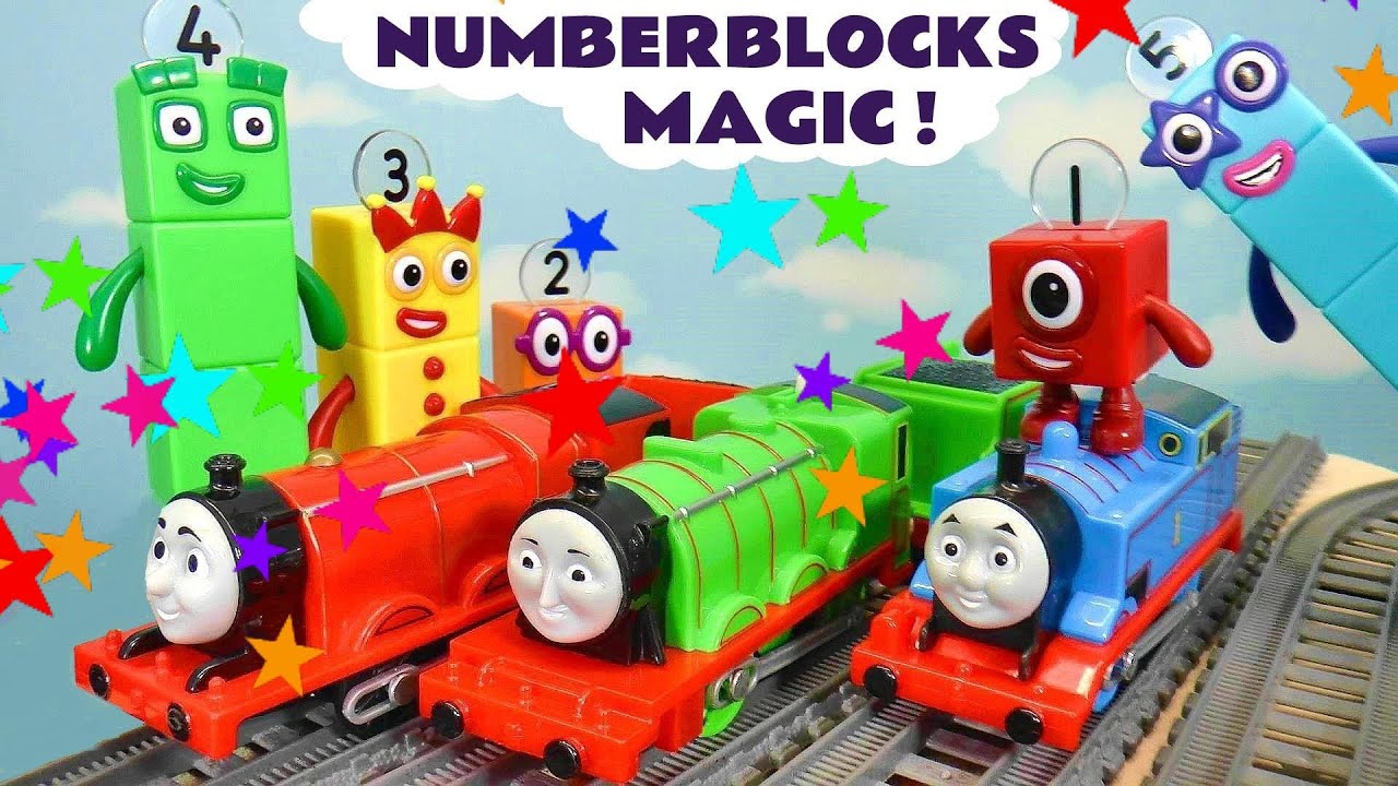 Numberblocks Magic helps the Thomas Trains