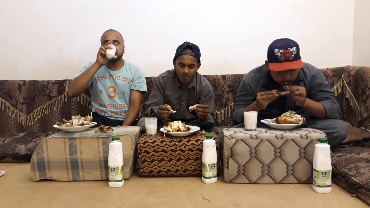 Full Chicken With 1 litter Lassi Challenge - Crazy food challenge