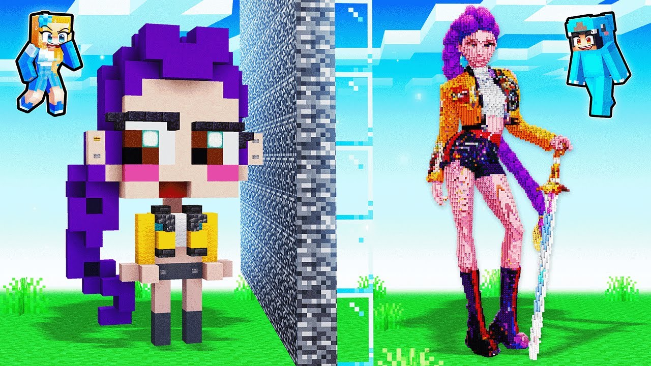 I Cheated With K POP DEMON HUNTERS In Minecraft!