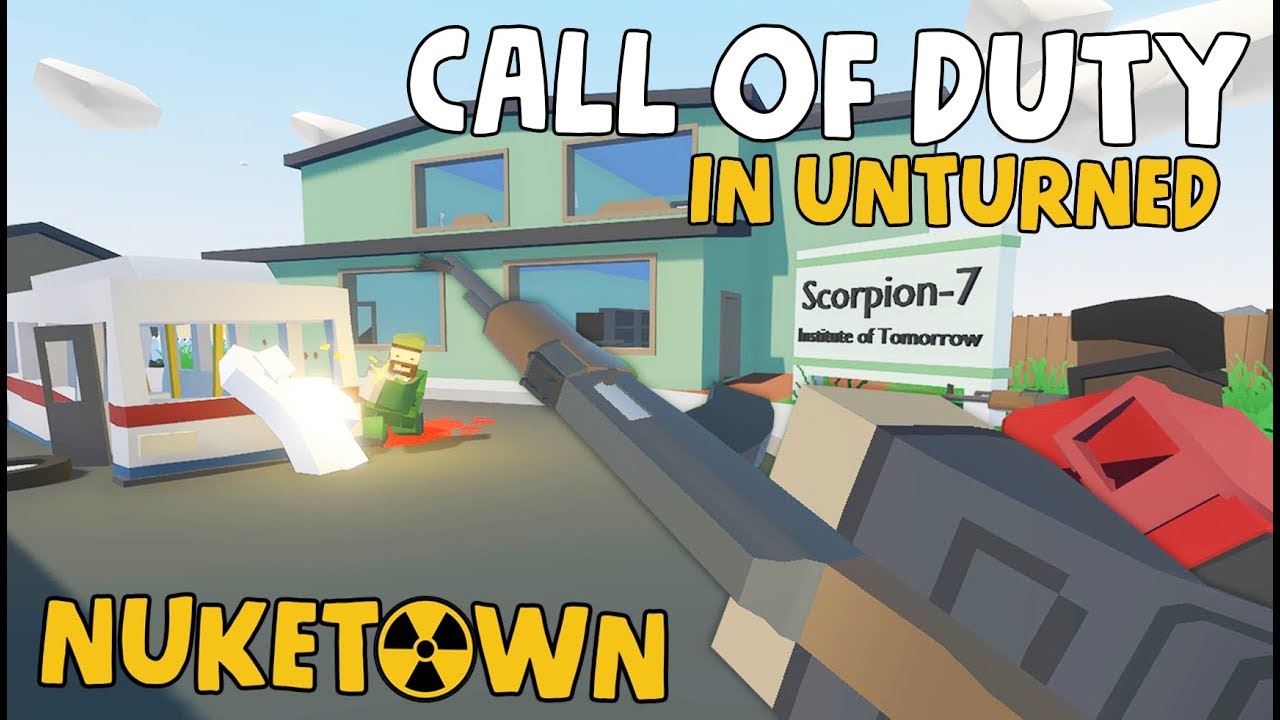 CALL OF DUTY in Unturned! (Nuketown Team Deathmatch)
