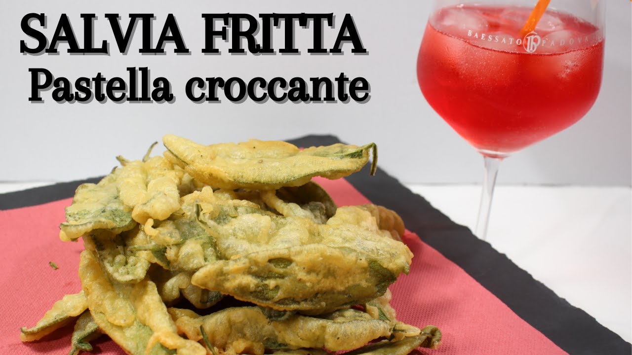 SALVIA FRITTA RICETTA IN PASTELLA CROCCANTE | IDEE APERITIVO