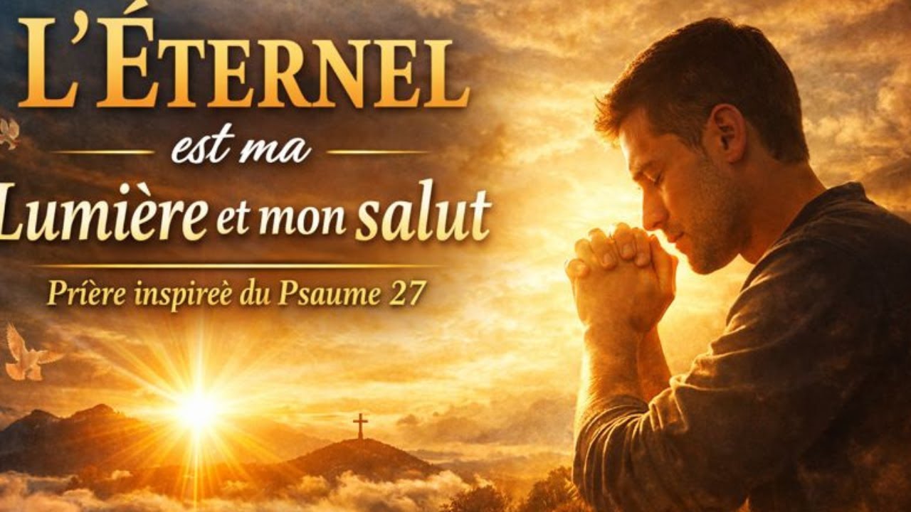 Prière du Matin Inspirée du Psaume 27 | L’Éternel est ma lumière et mon salut 🙏🌅