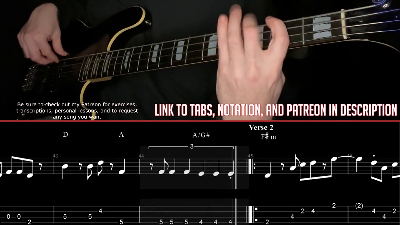 Bob Marley - Is This Love (Bass Line w/tabs and standard notation)