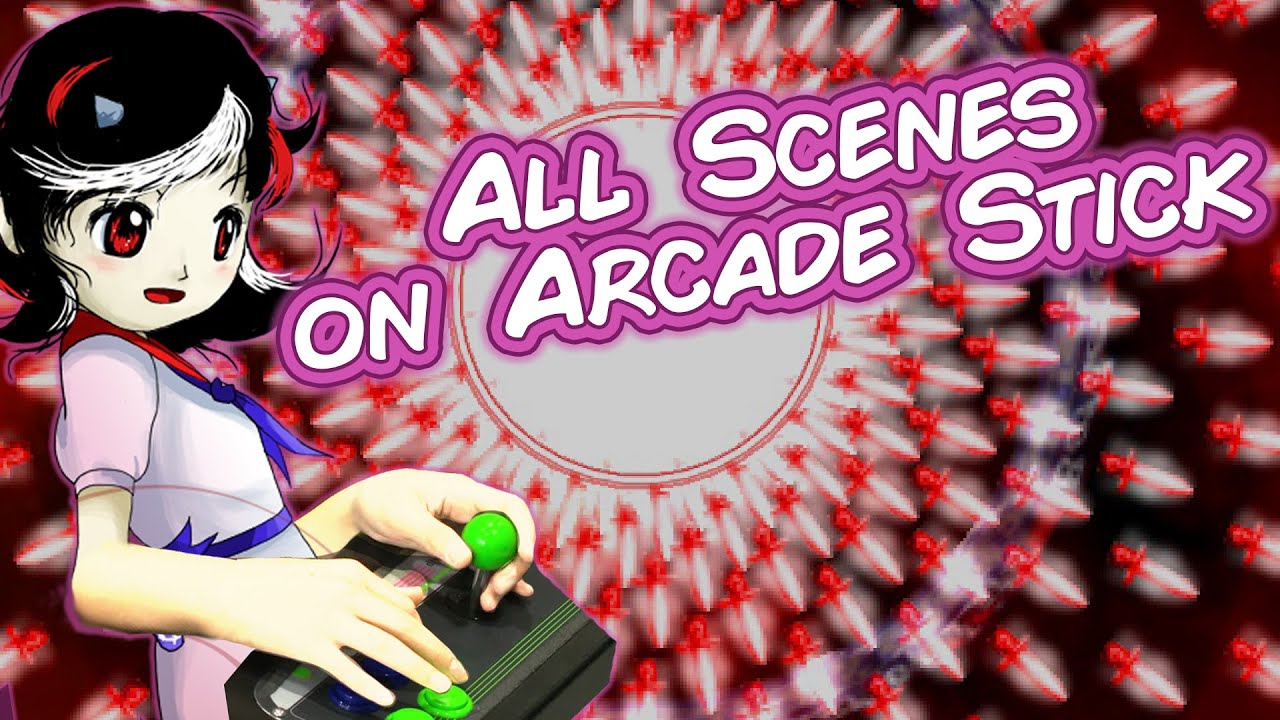Touhou 14.3: Impossible Spell Card | All Scenes on Arcade Stick 【弾幕アマノジャク】