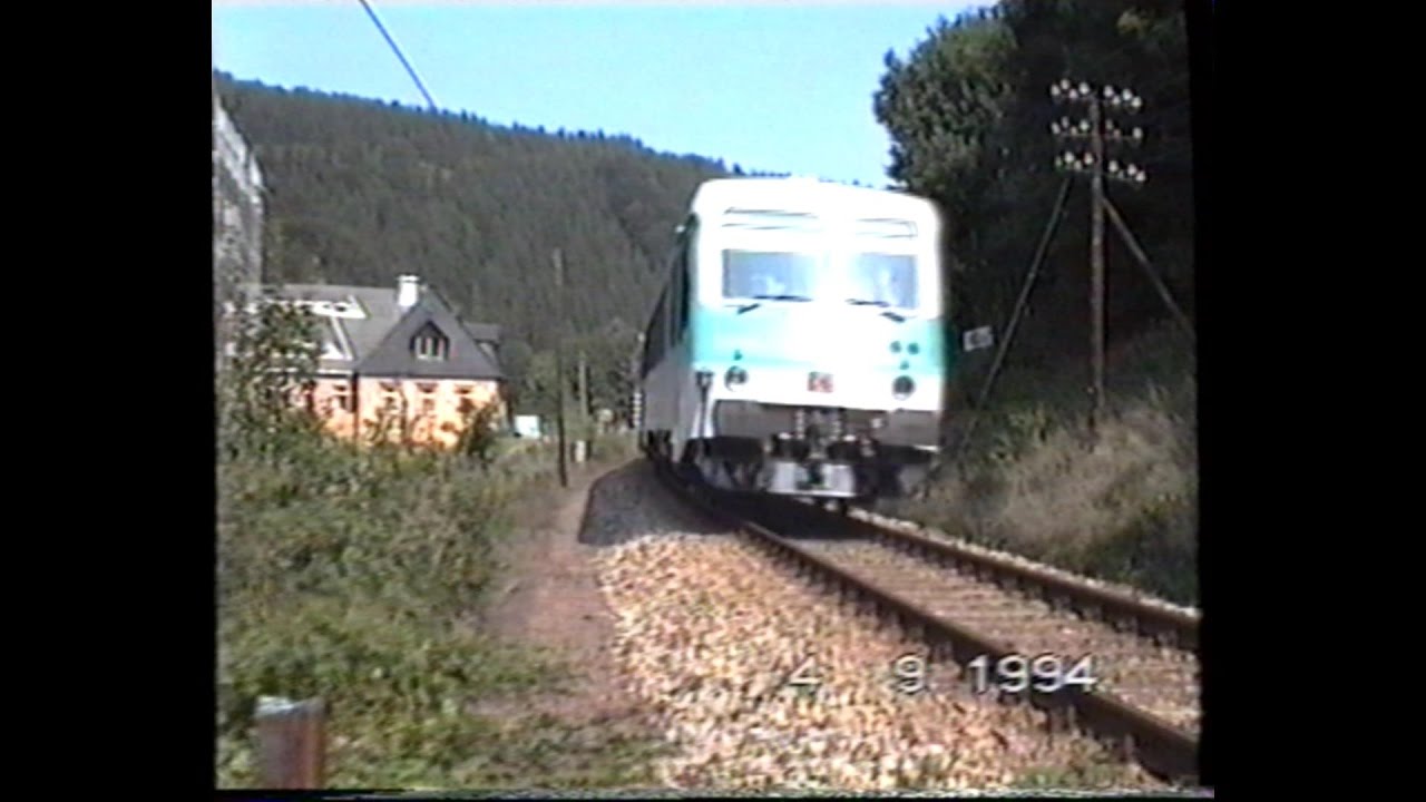 Erste Fahrten der BR 628.4 auf der Zschopautalbahn