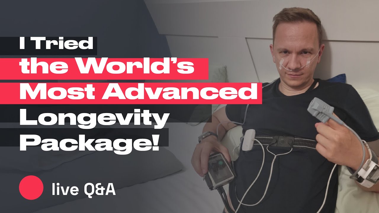 I've Tried the World’s Most Comprehensive Longevity Package Worth Over 20.000 EUR! - Live Q&A