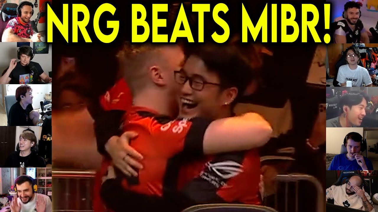 Valorant Streamers Reacts To NRG Beating MIBR After An Insane Match In VCT Champions