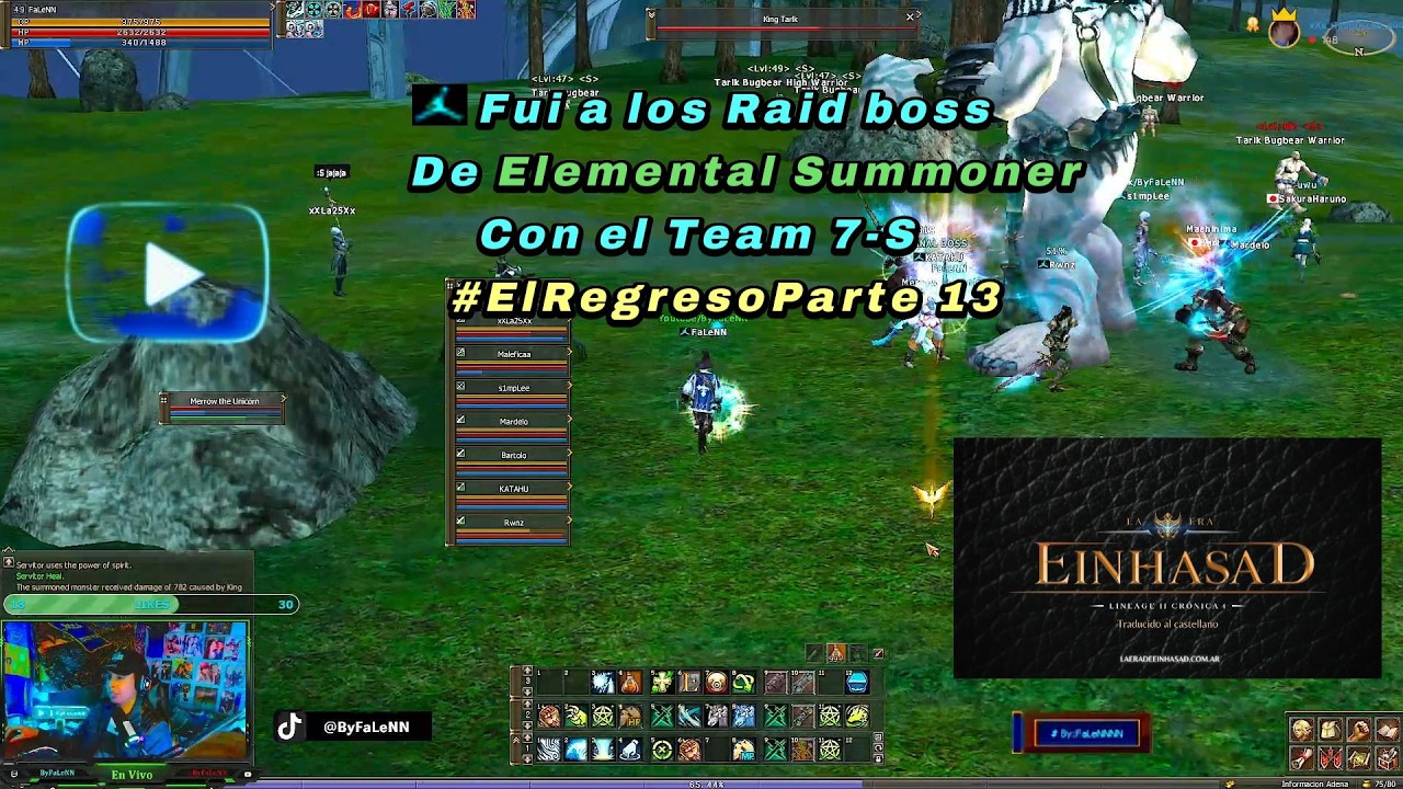 🔴[L2LaEraDeEinhasad x5] Picamos esa Nocturna!! + Raid boss #lineage2 #mmorpg #c4   - 10/03/2026