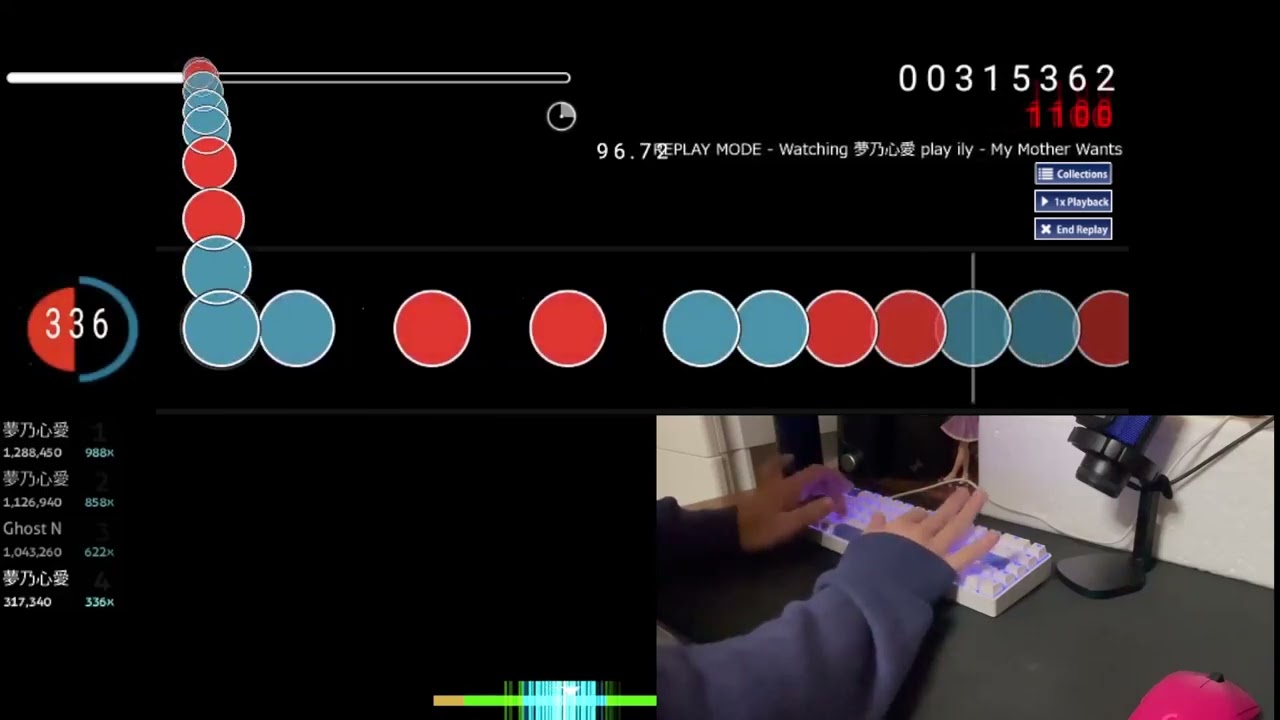 【liveplay】osu!taiko ★11.33  ily - My Mother Wants Me DeadMy 1.1×