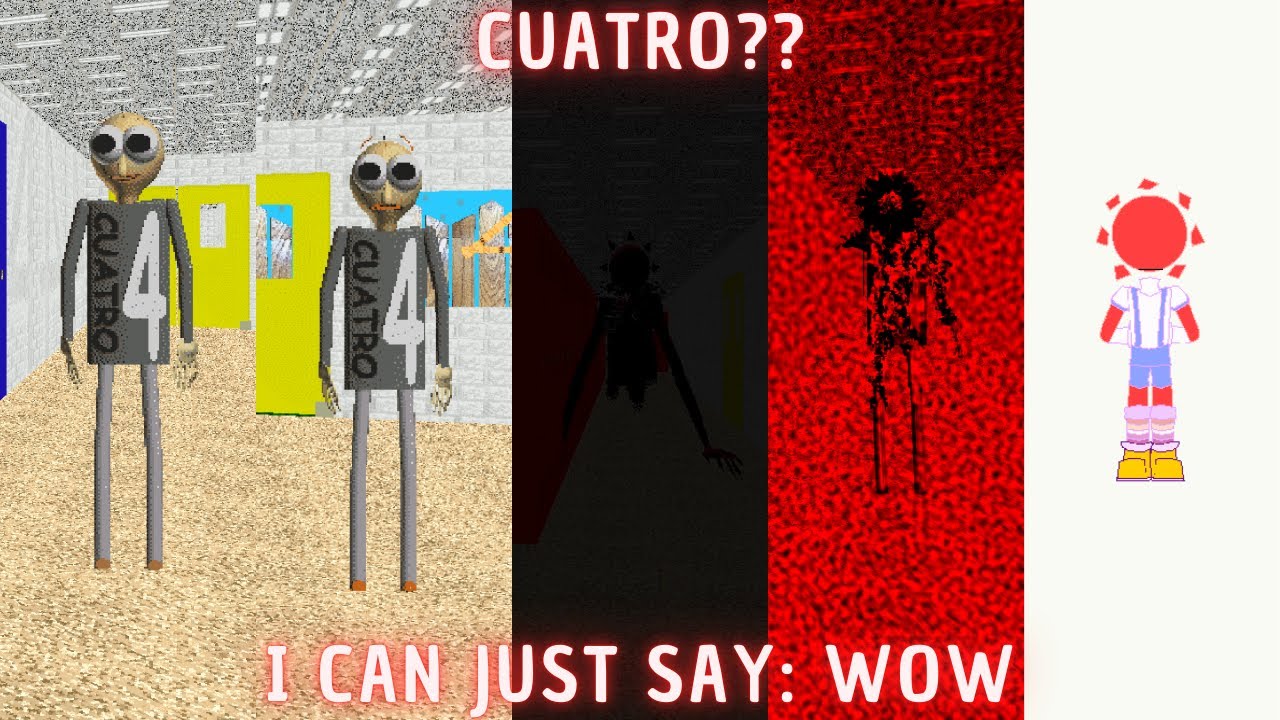 This Mod is So Epic, I Really Like It!! - Cuatro - Baldi's Basics Mod