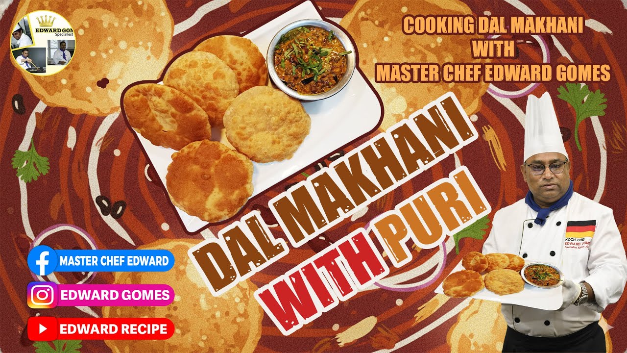 Dal Makhani with Puri | ডাল মাখানি ও পুরি 😋🔥#DalMakhani