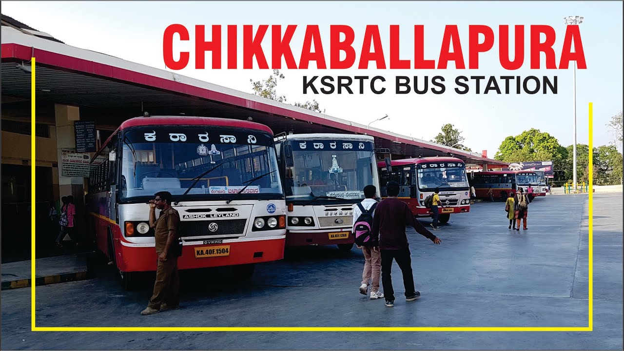 Chikkaballapura KSRTC BUS Station Karnataka