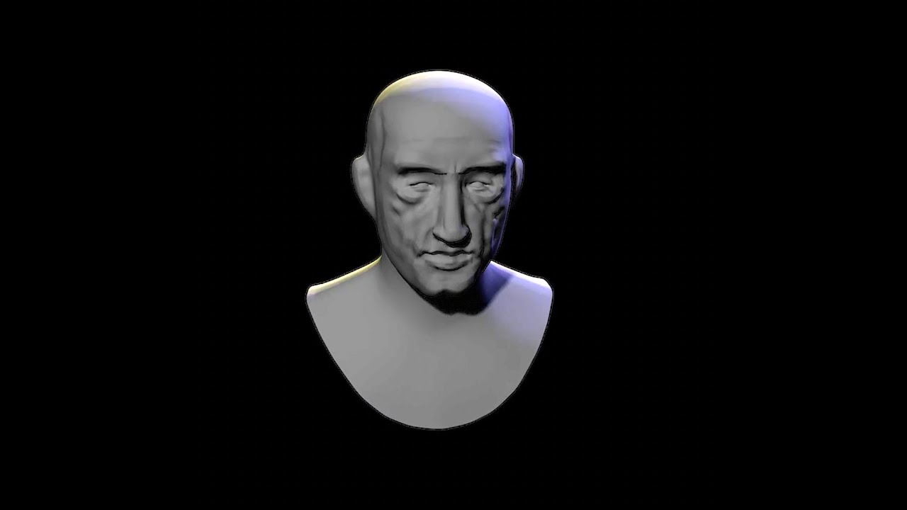 Sculpting and animating a face in Maya