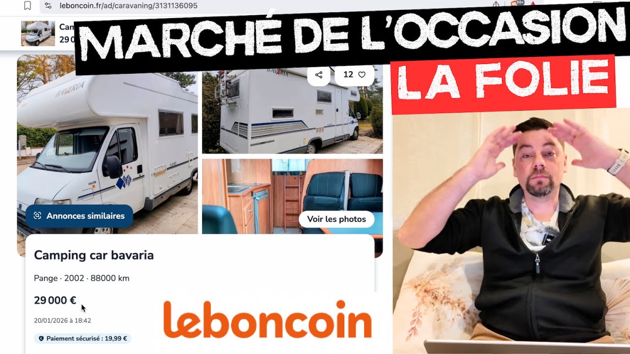 Prix achat/revente de notre 1er Camping car VS le marché d’aujourd’hui