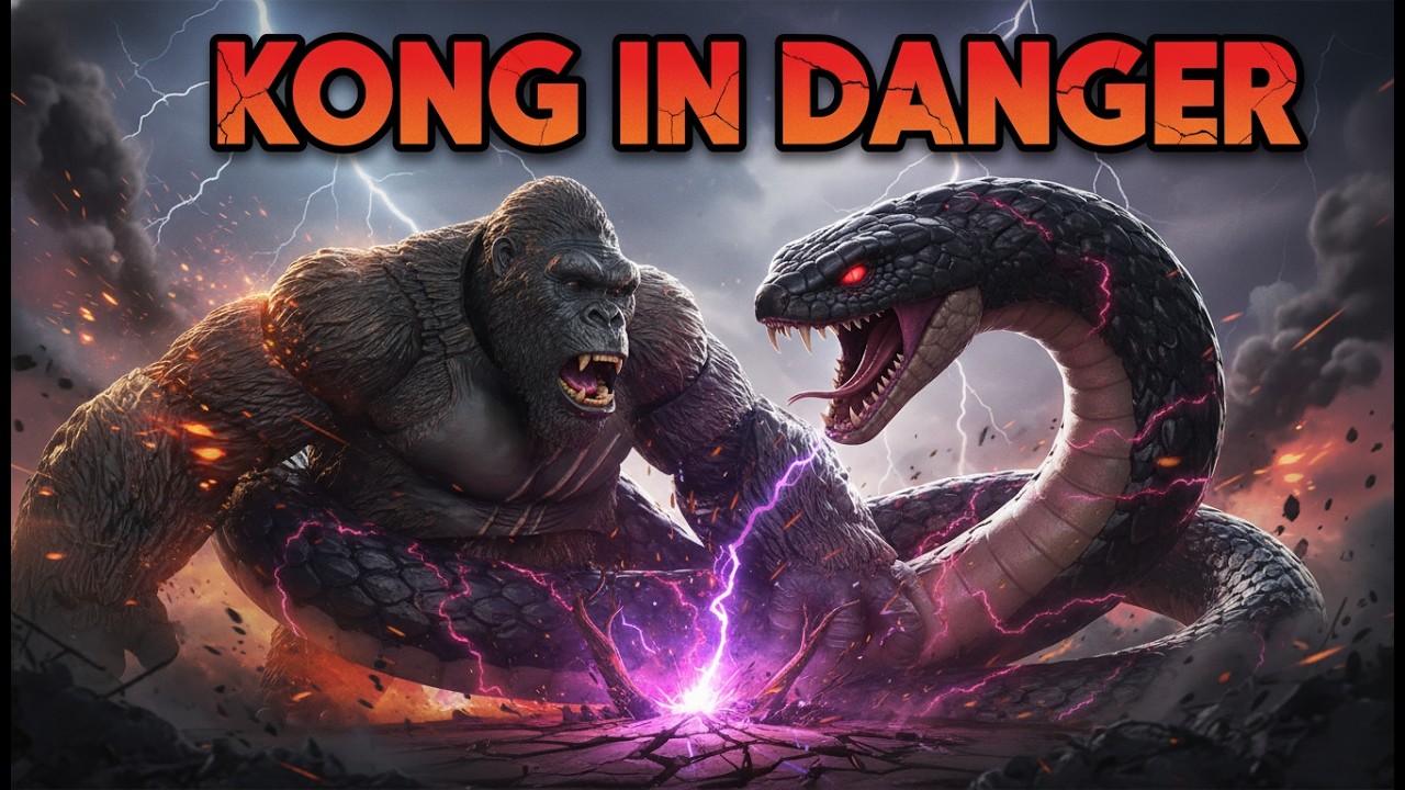 Kong Nearly Crushed?! 11-Min Devil Snake Battle