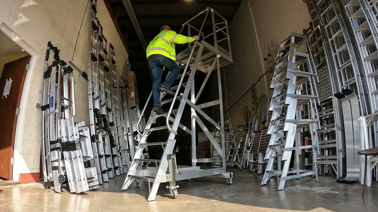 Counterbalance Mobile Cantilever Platform - Bespoke manufacture.