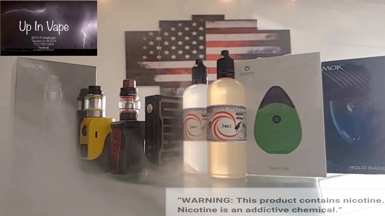 Up in vape house juice Thursday May  24th 2018