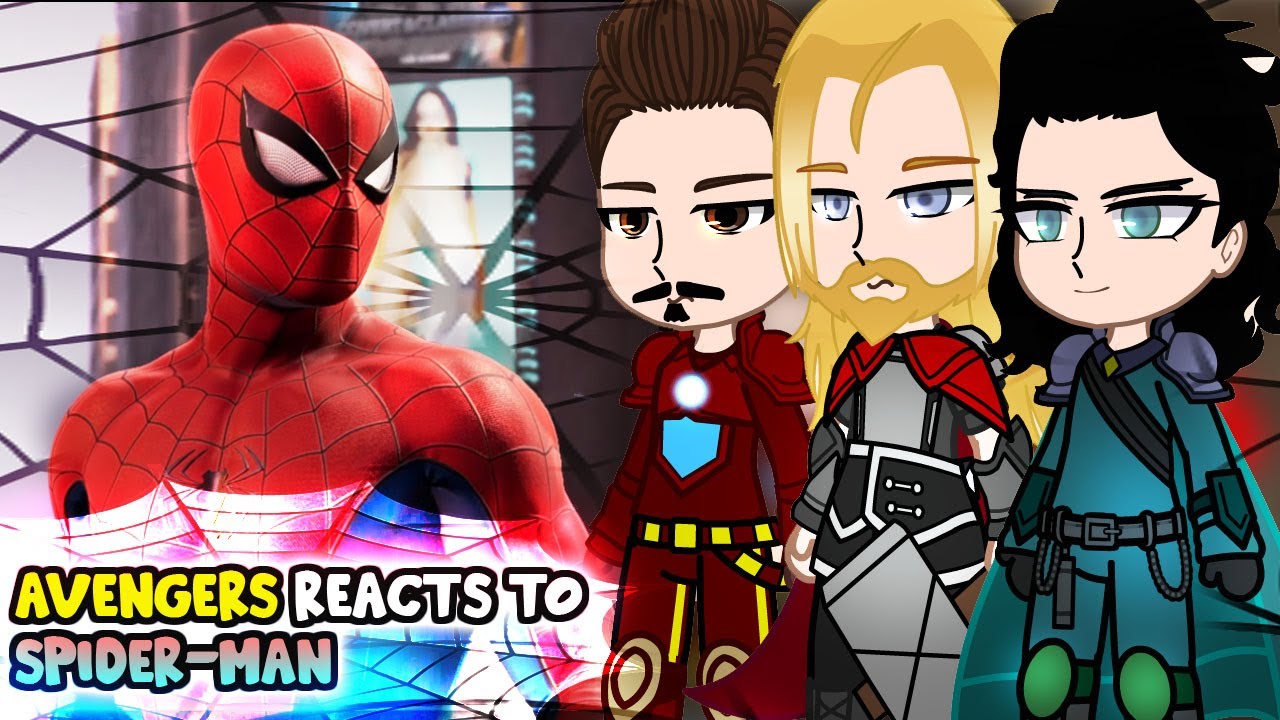 Реакция Мстителей на Человека-паука || Marvel's Spider-Man PS4 ||- Реакция Gacha Club