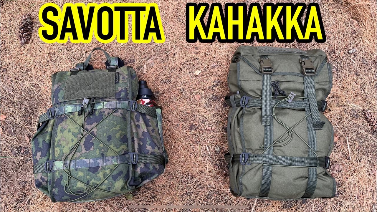 SAVOTTA KAHAKKA 15L and 25L Combat Backpack Day Pack #savotta #kahakka #varusteleka