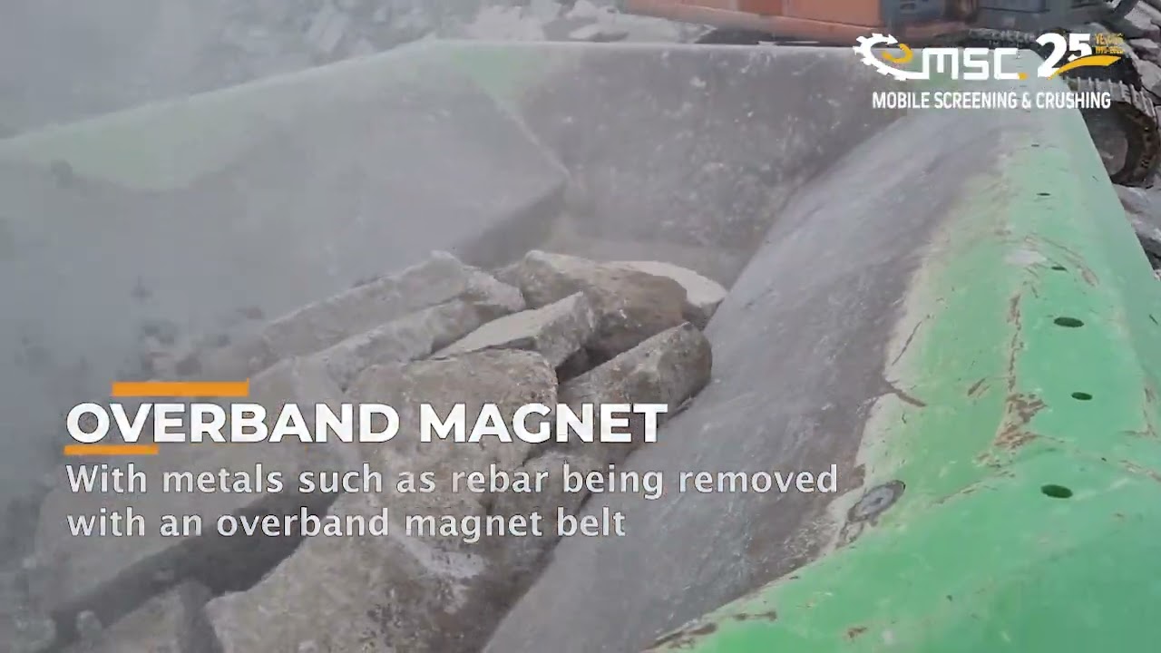 TEREX COBRA 230R - RECYCLING CONCRETE - NEW ZEALAND