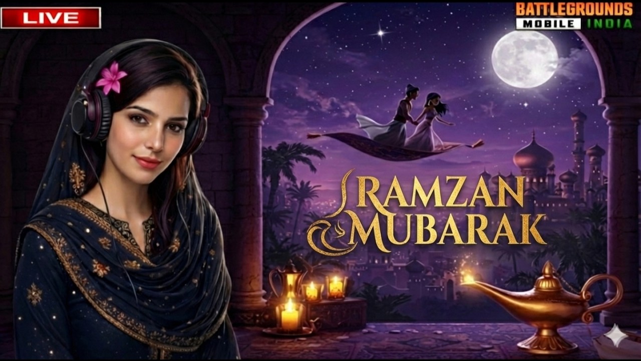RAMZAN KA CHAND MUBARAK 1v4 CLUTCH + GIRL GAMER FACE CAM 😱”| #shortfeed #verticallive #bgmilive