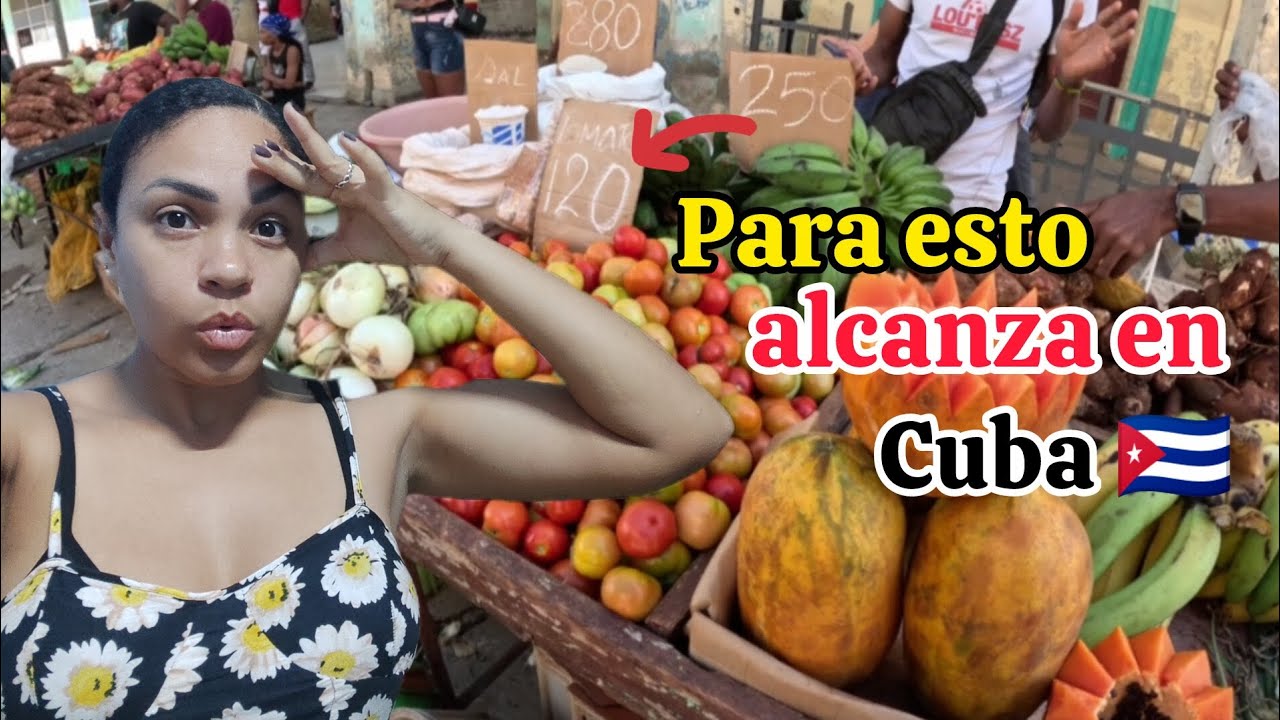😱🇨🇺 GAST&Eacute; TODO MI SALARIO COMPRANDO COMIDA EN CUBA HOY ‼️ sobr&oacute; algo?
