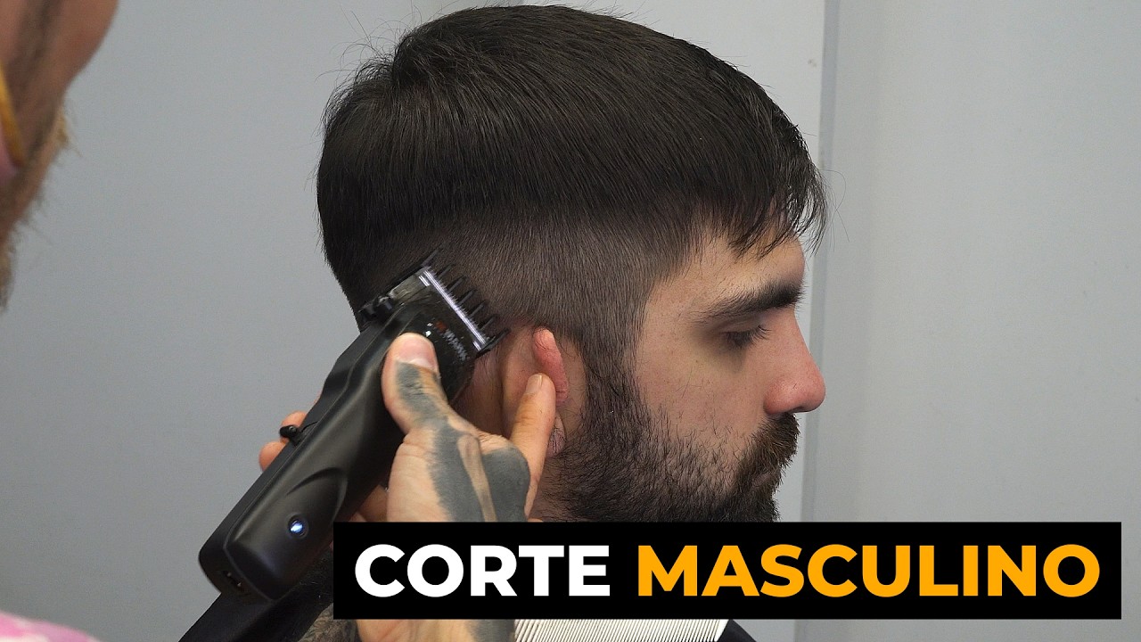Tutorial de CORTE MASCULINO Fácil do Zero