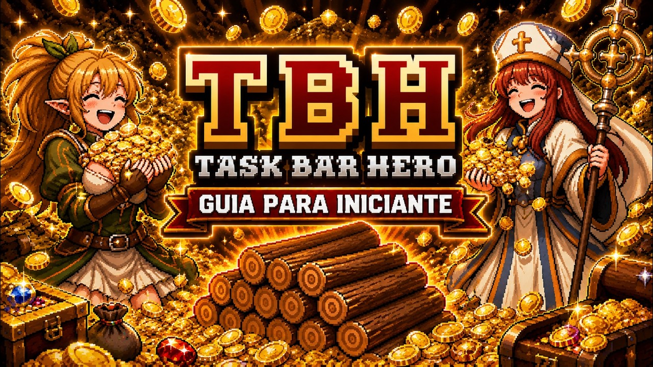GUIA INICIANTE / TBH: Task Bar Hero / DO ZERO / MADEIRA