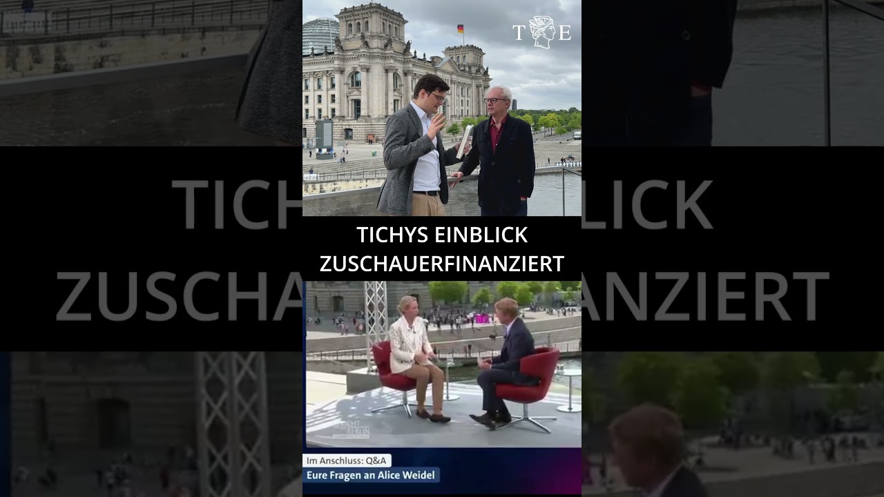 Vergleich: ARD-Sommerinterview vs Tichys Einblick Interviews Ihrer Unterst&uuml;tzung