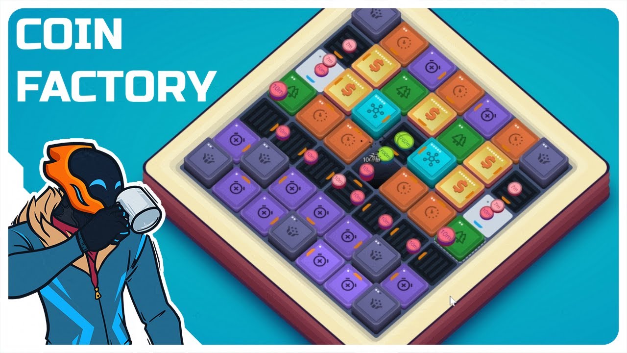Short But Very Satisfying Incremental Factory Builder! - Coin Factory