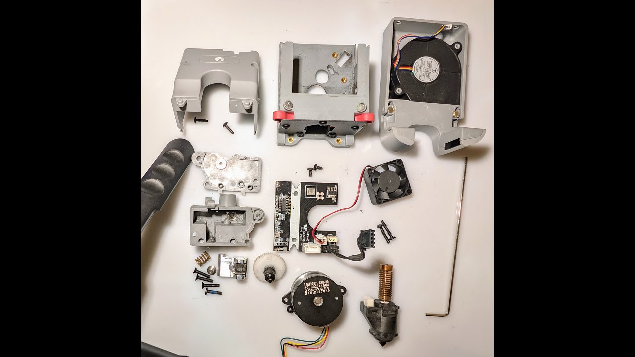 Flashforge AD5M Hotend and Extruder Detailed Reassembly
