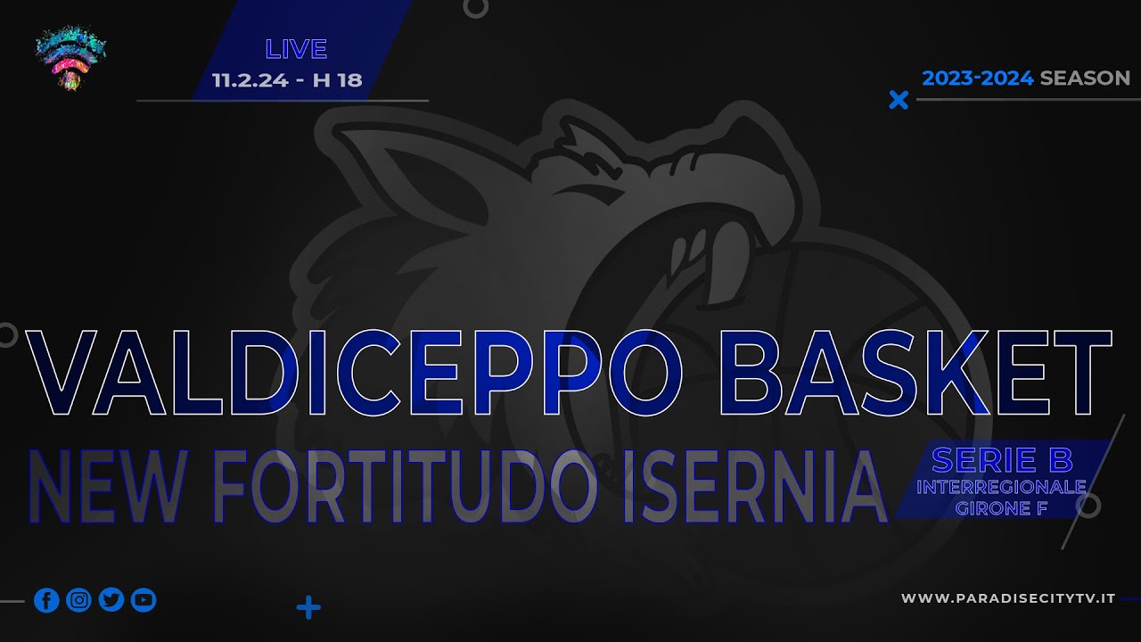 SERIE B INTERREGIONALE GIRONE F BASKET 2023-2024 - SICOMA VALDICEPPO vs. NEW FORTITUDO ISERNIA