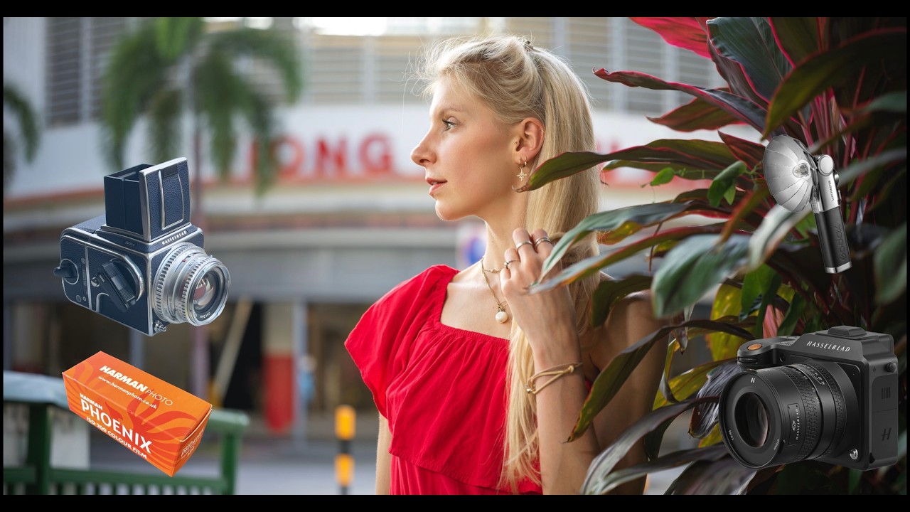 Tiong Bahru Singapore Portrait Shooting - Hasselblad X2D - 75P and Godox LUX MASTER - Harman Phoenix