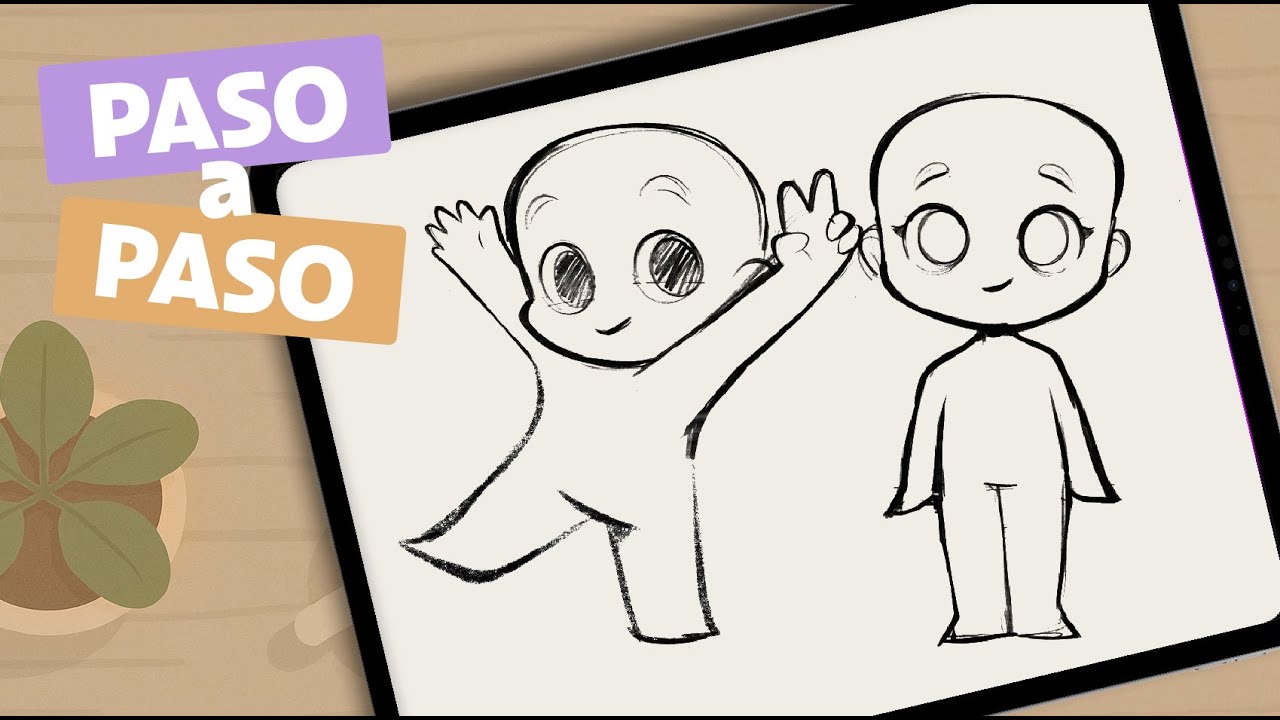 🎨 Cómo Dibujar Personajes Chibi Fáciles | Guía Paso a Paso ✏️✨