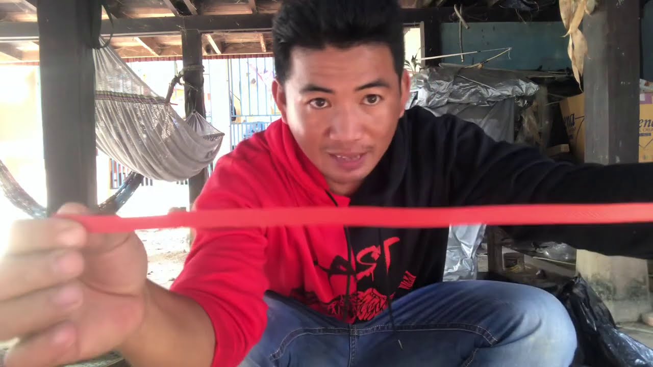 #ខ្លែងឯកខ្មែរ របៀបធ្វេីអណ្តាតឯកពីខ្សែរជ័រ​មេីលហេីយចេះធ្វើ100%|