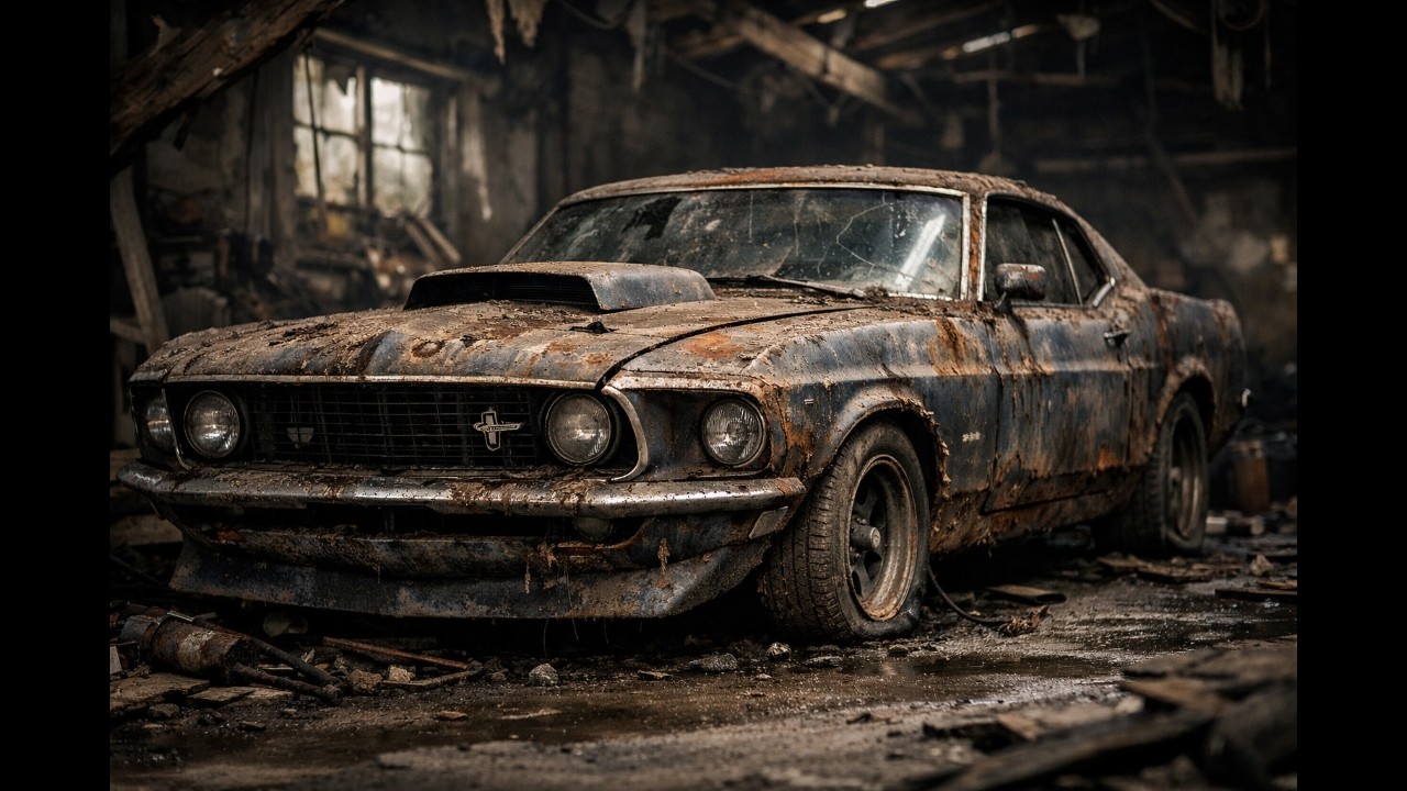 Abandoned 1969 Ford Mustang Boss 429 Restored to Perfection | ASMR Full Rebuild
