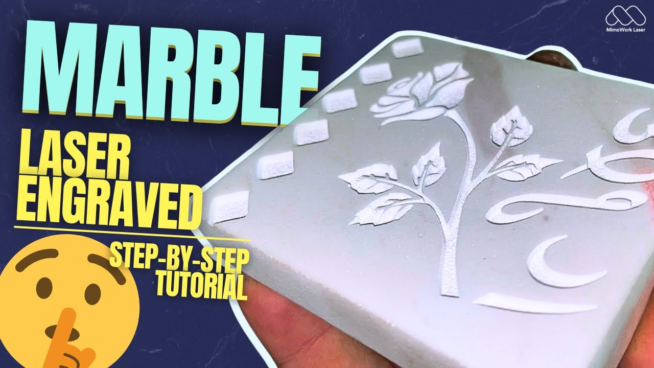 Try Out Our Settings for Laser Engraving Marble! 🙌👀 | MimoWork Laser