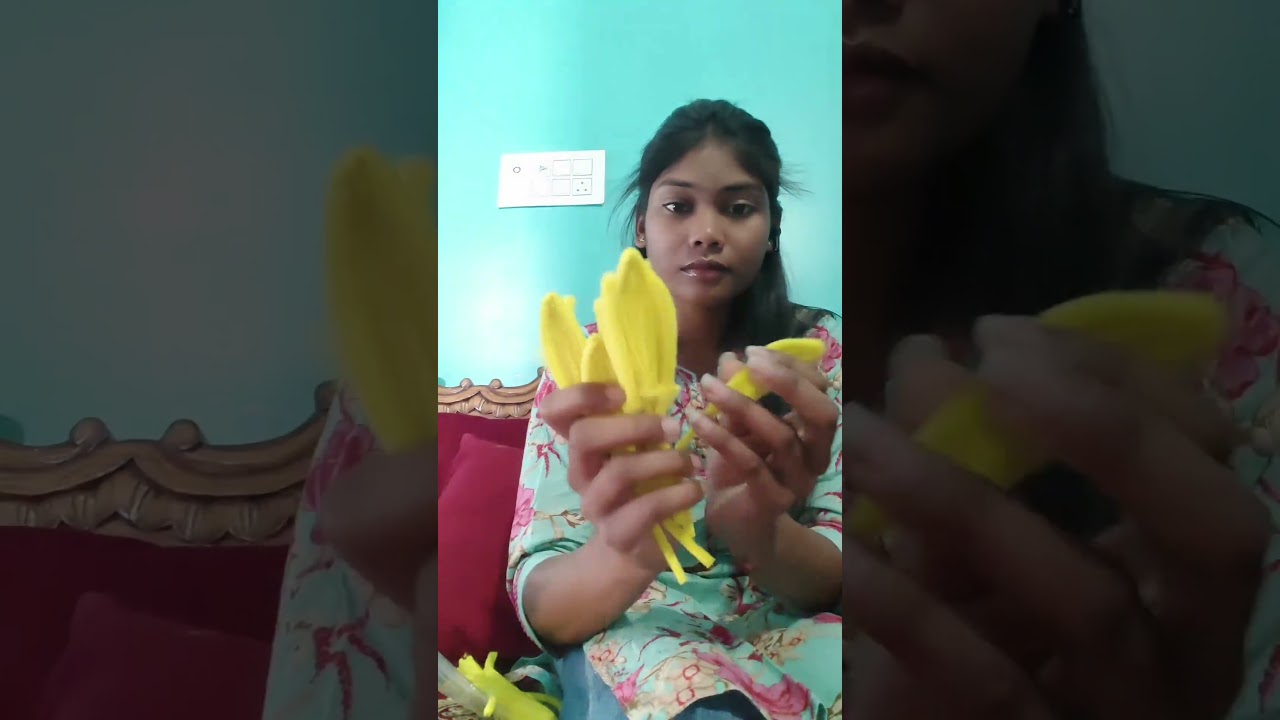 Handmade Sunflower Craft #handmadesunflower #viral #ytshorts
