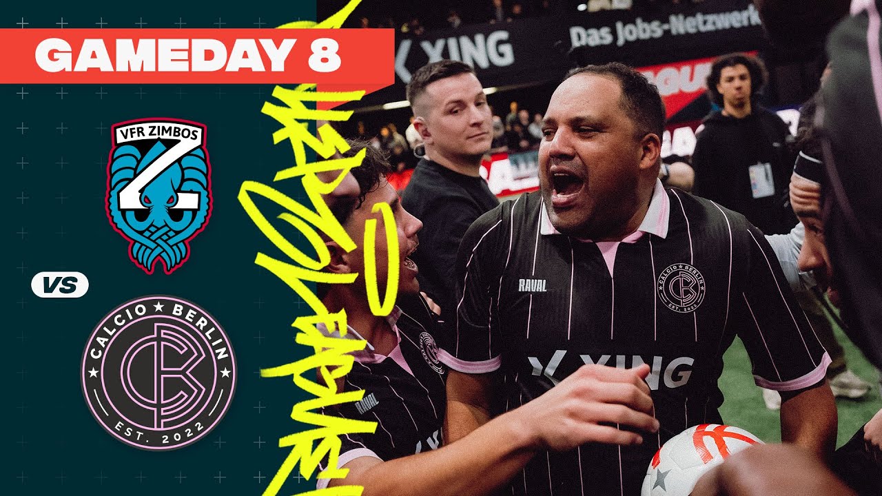Ailton bestaunt Fernschuss-Fackel | VFR Zimbos vs. Calcio Berlin | Highlights Baller League
