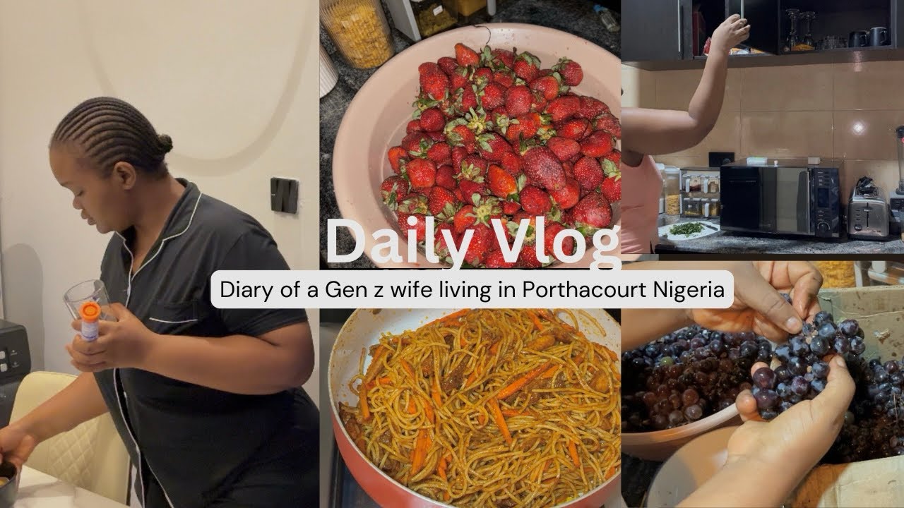 DAILY life  of a GEN Z wife living in PORTHACOURT NIGERIA | FRUIT HAUL | COOKING | HOMEBODY #viral 