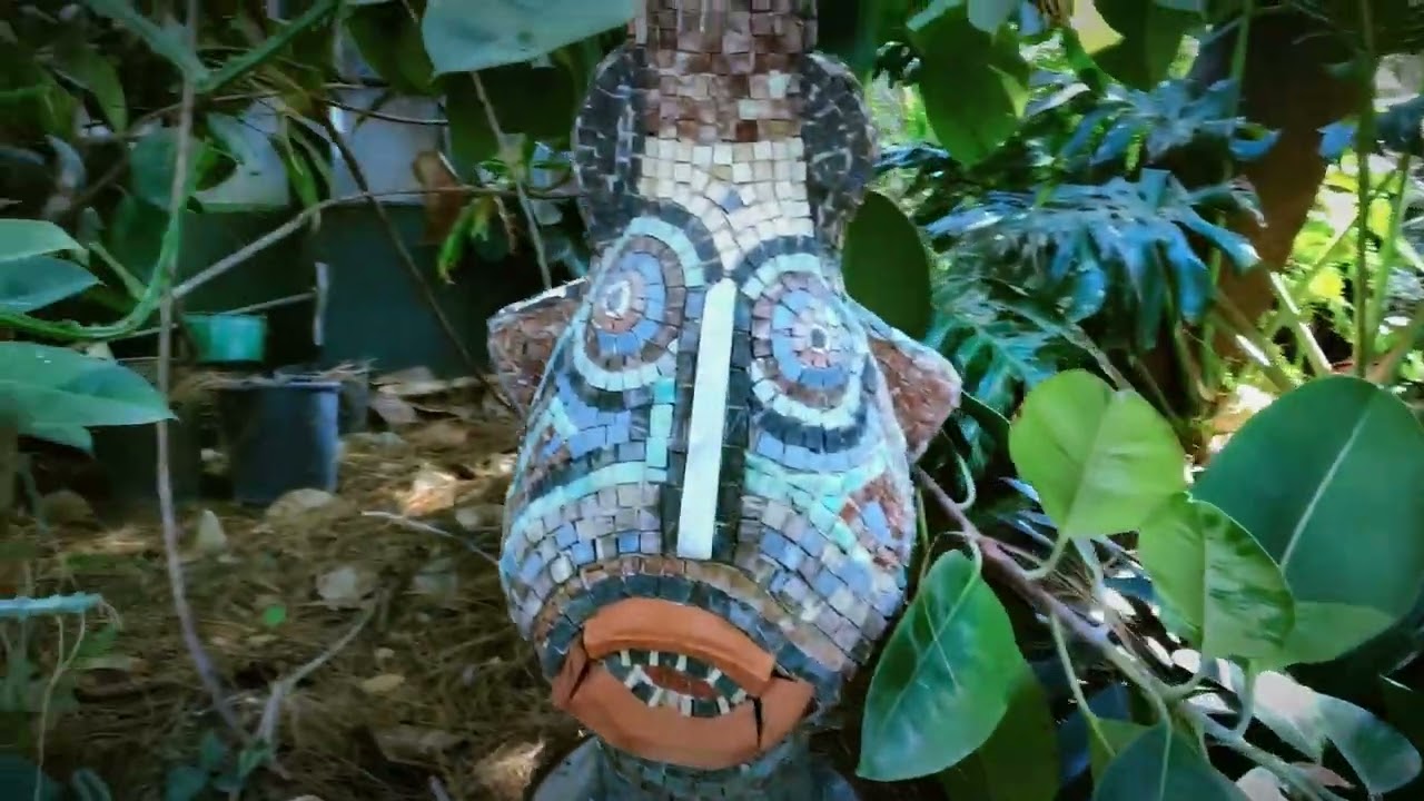 Mosaic Sculpture Garden by Meir Devidzon in Kibbutz Eilon