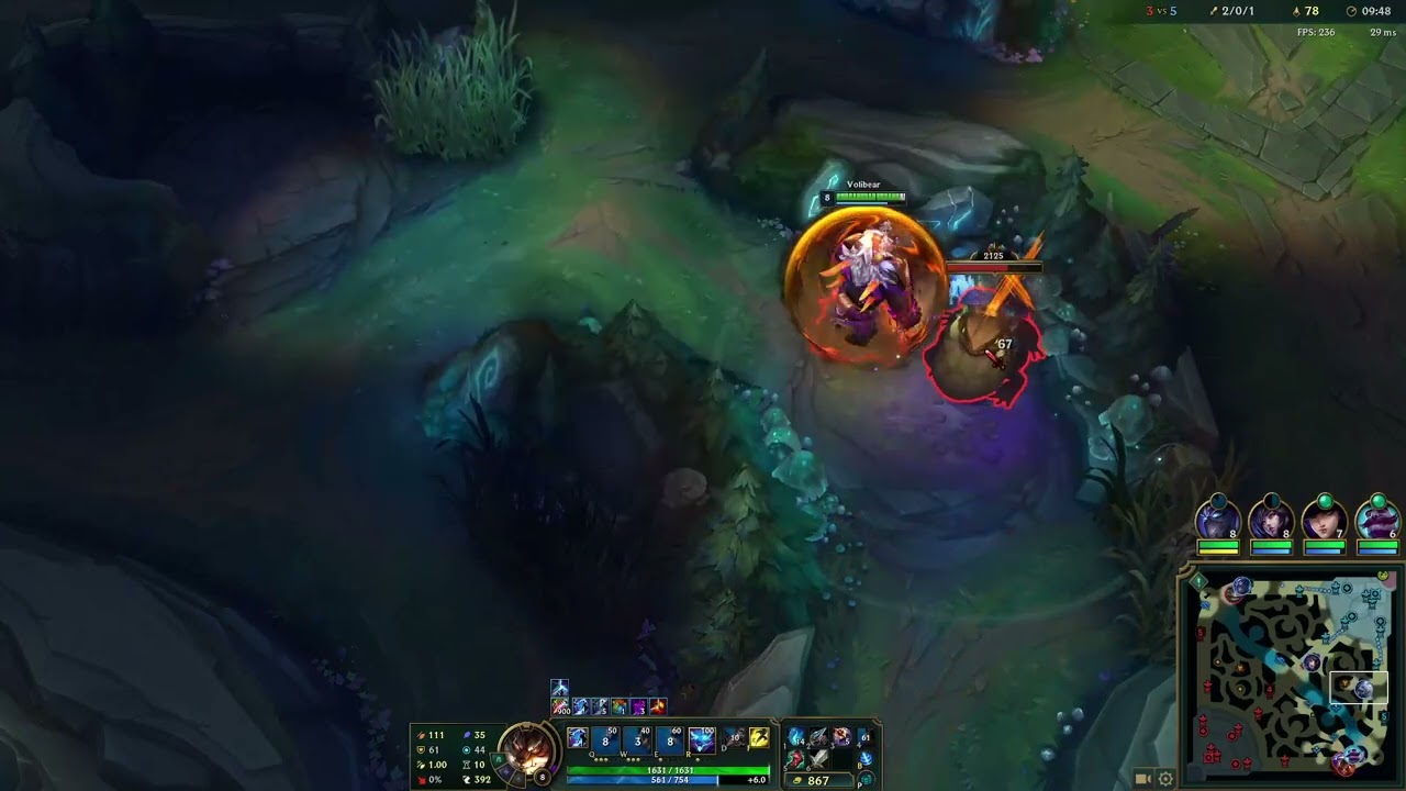 Volibear vs Master Yi Emerald 2