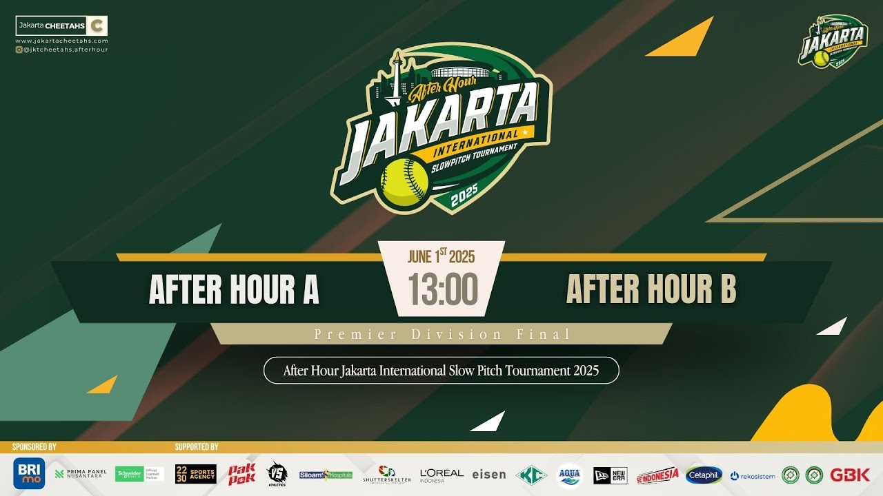 After Hour Jakarta International Slow Pitch Tournament 2025 - After Hour A vs After Hour B